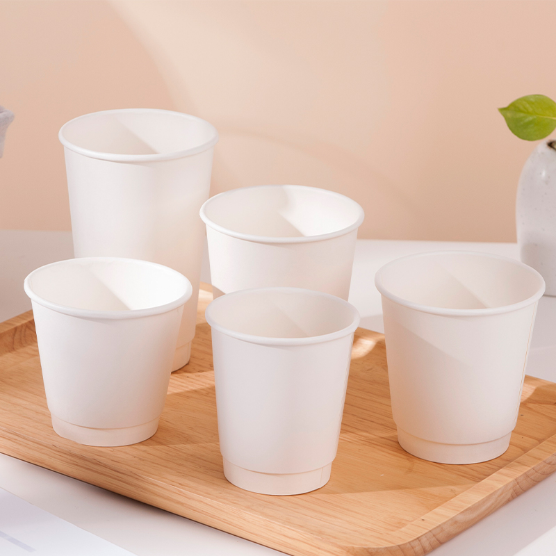 White double wall paper cup 