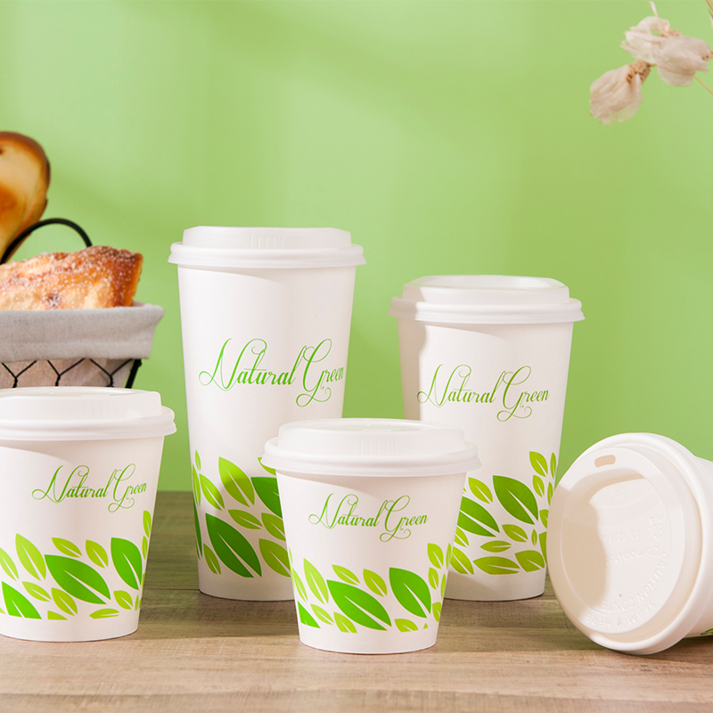 PLA coated single wall paper cup